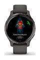 GARMIN smart hodinky - VENU 2S - antracitová