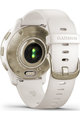 GARMIN smart hodinky - VENU 2 PLUS - ivory/zlatá
