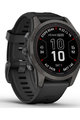 GARMIN smart hodinky - FENIX 7S PRO SAPPHIRE SOLAR - čierna