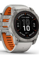 GARMIN smart hodinky - FENIX 7X PRO SAPPHIRE SOLAR - šedá/oranžová