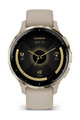GARMIN smart hodinky - VENU 3S - šedá/zlatá
