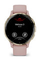 GARMIN smart hodinky - VENU 3S - ružová/zlatá