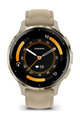 GARMIN smart hodinky - VENU 3S - šedá/zlatá