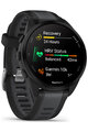 GARMIN smart hodinky - FORERUNNER 165 - čierna/šedá