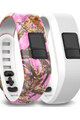 GARMIN sada náramkov - PINKCAMO/WHITE - ružová/biela