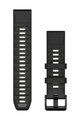GARMIN remienok - QUICKFIT 22 - čierna/šedá