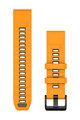 GARMIN remienok - QUICKFIT 22 - oranžová/čierna