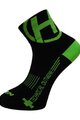 HAVEN Cyklistické ponožky klasické - LITE SILVER NEO 2PAK - čierna/zelená