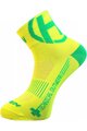HAVEN Cyklistické ponožky klasické - LITE SILVER NEO 2PAK - žltá/zelená