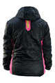 HAVEN Cyklistická zateplená bunda - THERMAL - čierna/ružová