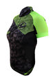 HAVEN Cyklistický dres s krátkym rukávom - SINGLETRAIL WOMEN - čierna/zelená
