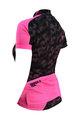 HAVEN Cyklistický dres s krátkym rukávom - SINGLETRAIL WOMEN - čierna/ružová