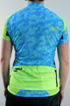 HAVEN Cyklistický dres s krátkym rukávom - SINGLETRAIL WOMEN - modrá/zelená
