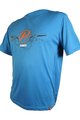 HAVEN Cyklistický dres s krátkym rukávom - NAVAHO II SHORT - modrá/oranžová