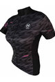HAVEN Cyklistický dres s krátkym rukávom - SKINFIT WOMEN - čierna/ružová