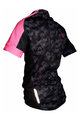 HAVEN Cyklistický dres s krátkym rukávom - SINGLETRAIL KID - čierna/ružová