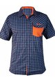 HAVEN košeľa - AGNESS SLIMFIT - oranžová/modrá