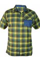 HAVEN košeľa - AGNESS SLIMFIT - modrá/žltá