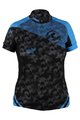 HAVEN Cyklistický dres s krátkym rukávom - SINGLETRAIL WOMEN - čierna/modrá