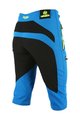 HAVEN Cyklistické nohavice krátke bez trakov - 3/4 ENERGY THREEQ - modrá/žltá