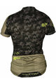 HAVEN Cyklistický dres s krátkym rukávom - SINGLETRAIL WOMEN - zelená/žltá