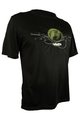 HAVEN Cyklistický dres s krátkym rukávom - NAVAHO II SHORT - čierna/zelená