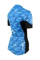 HAVEN Cyklistický dres s krátkym rukávom - SKINFIT NEO WOMEN - modrá/biela