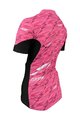 HAVEN Cyklistický dres s krátkym rukávom - SKINFIT NEO WOMEN - ružová/biela