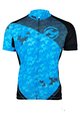 HAVEN Cyklistický dres s krátkym rukávom - SINGLETRAIL NEO - modrá