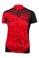 HAVEN Cyklistický dres s krátkym rukávom - SINGLETRAIL NEO WOMEN - červená