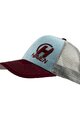 HAVEN Cyklistická čiapka - TRUCKER - šedá/červená