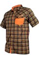 HAVEN košeľa - AGNESS SLIMFIT - oranžová/zelená