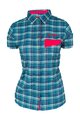 HAVEN košeľa - AGNESS SLIMFIT - modrá/ružová