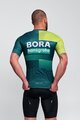 BONAVELO Cyklistický dres s krátkym rukávom - BORA 2024 - zelená/svetlo zelená