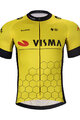 BONAVELO Cyklistický krátky dres a krátke nohavice - JUMBO-VISMA 2024 - žltá/čierna