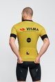 BONAVELO Cyklistický dres s krátkym rukávom - VISMA 2025 - žltá/čierna