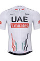 BONAVELO Cyklistický dres s krátkym rukávom - UAE 2024 - biela/červená