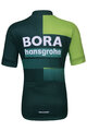 BONAVELO Cyklistický dres s krátkym rukávom - BORA 2024 KIDS - zelená/svetlo zelená