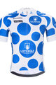 BONAVELO Cyklistický krátky dres a krátke nohavice - LA VUELTA - biela/čierna/modrá