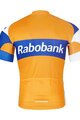 BONAVELO Cyklistický dres s krátkym rukávom - RABOBANK - oranžová/modrá