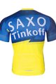 BONAVELO Cyklistický dres s krátkym rukávom - SAXO BANK TINKOFF - modrá/žltá