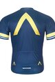 BONAVELO Cyklistický dres s krátkym rukávom - AQUA BLUE - modrá/zlatá