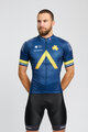BONAVELO Cyklistický dres s krátkym rukávom - AQUA BLUE - modrá/zlatá