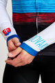 BONAVELO Cyklistický dres s dlhým rukávom zimný - SLOVAKIA WINTER - biela/viacfarebná