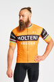BONAVELO Cyklistický dres s krátkym rukávom - MOLTENI ARCORE - oranžová