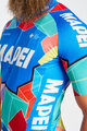 BONAVELO Cyklistický dres s krátkym rukávom - MAPEI - modrá/viacfarebná