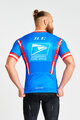 BONAVELO Cyklistický dres s krátkym rukávom - US POSTAL - modrá