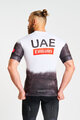 BONAVELO Cyklistický dres s krátkym rukávom - UAE 2025 - biela/čierna