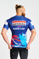 BONAVELO Cyklistický dres s krátkym rukávom - SOUDAL-QUICKSTEP 2025 - modrá/biela