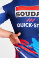 BONAVELO Cyklistický dres s krátkym rukávom - SOUDAL-QUICKSTEP 2025 - modrá/biela